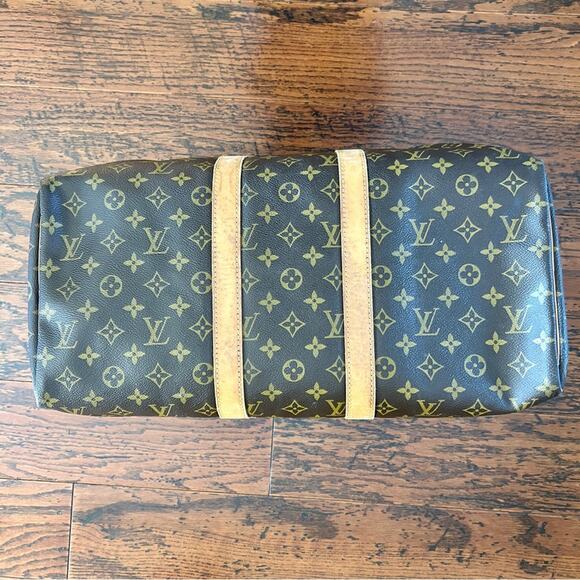 Louis Vuitton Vintage Keepall 45 Monogram Canvas Duffel Bag Overnight Bag - Picture 6 of 14